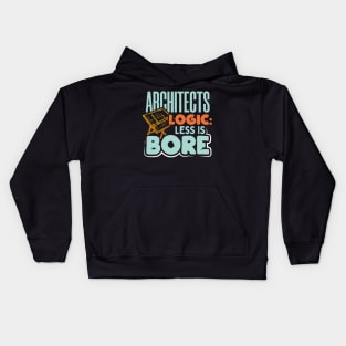 Architects Logic Less Is Bore Kids Hoodie